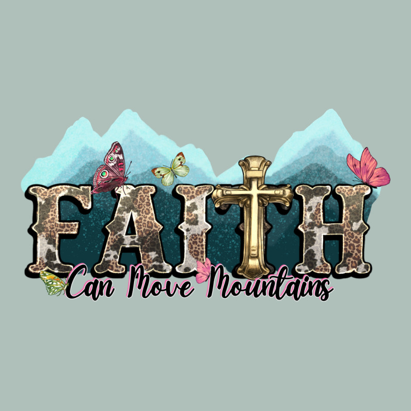 Faith Can Move Mountains Cross Heavyweight Hoodie by NancyCooperArtShop | Teevron