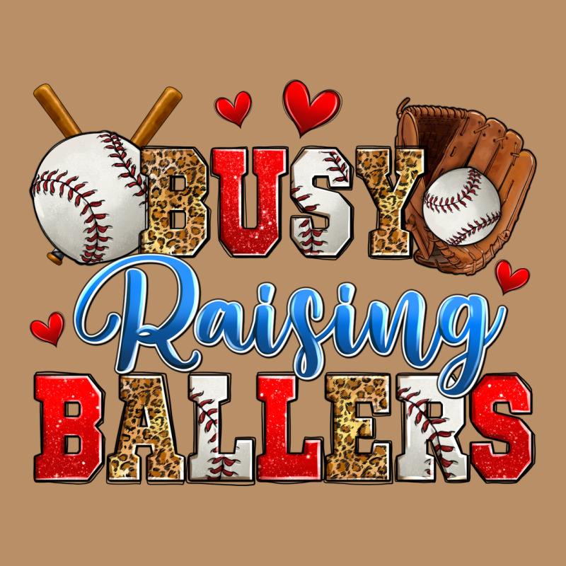 Busy Raising Ballers Baseball Vintage Hoodie by Zillion Design Studio | Teevron