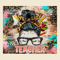 Teacher Messy Bun Tumbler Premium Tee | Teevron