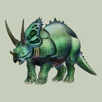 Dinosaur Triceratops Long Sleeve Tee | Teevron