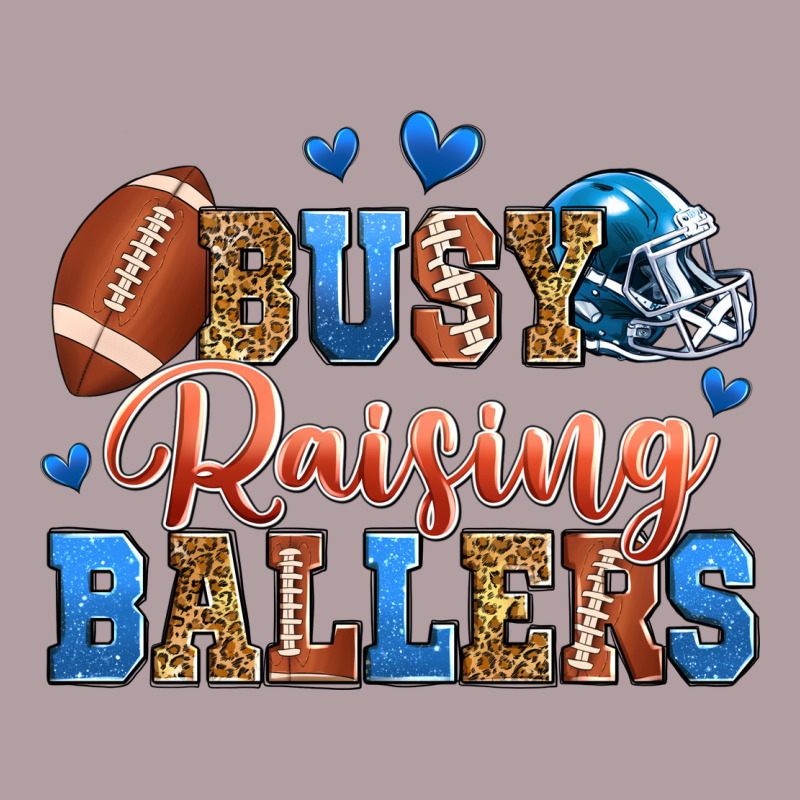 Busy Raising Ballers American Football Vintage Hoodie by Zillion Design Studio | Teevron