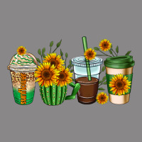 Sunflowers Coffee Cups Vintage Tee | Teevron