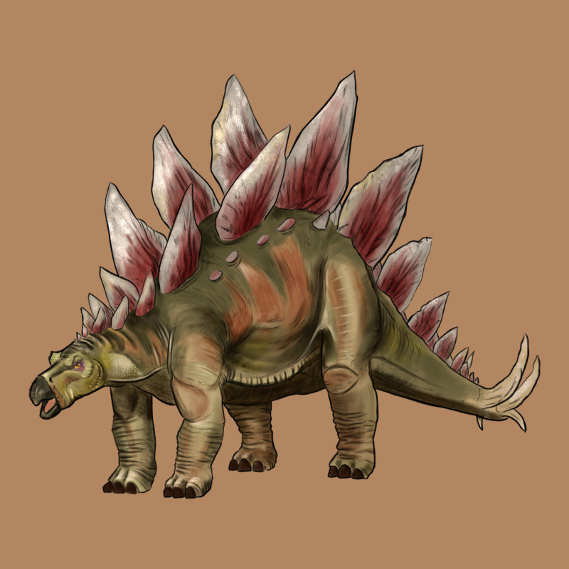 Dinosaur Stegosaurus Long Sleeve Tee by Artiststas | Teevron
