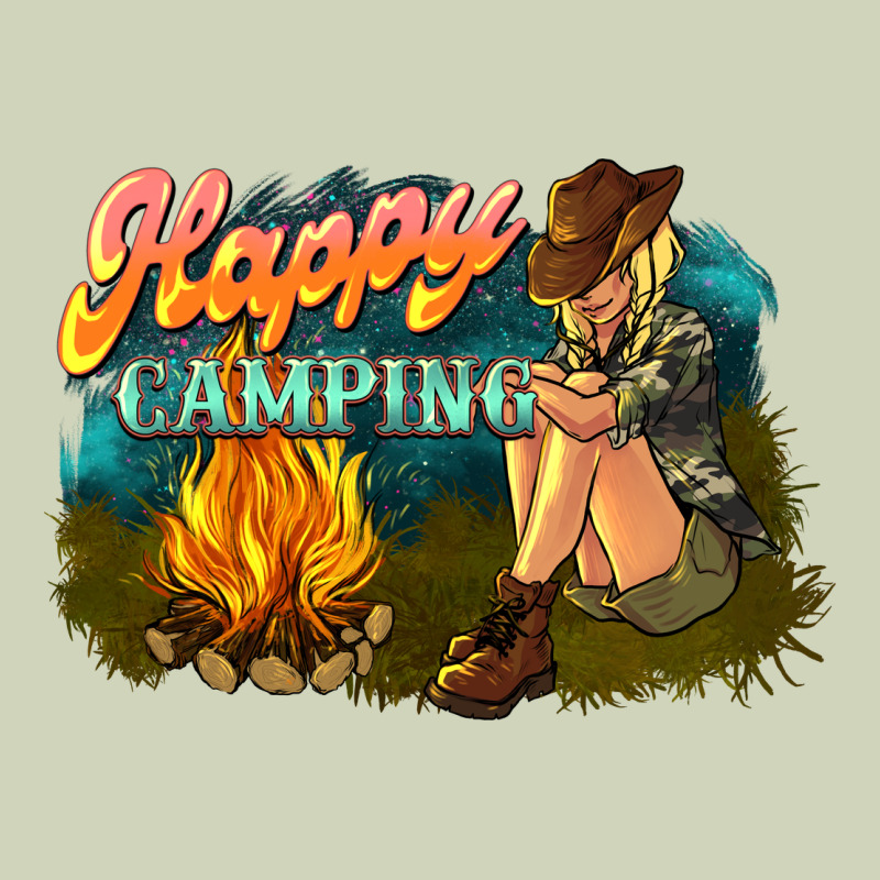 Happy Camping Heavyweight Hoodie by NancyCooperArtShop | Teevron