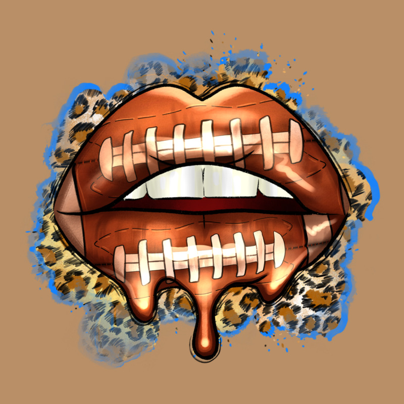 American Football Lips Vintage Hoodie by Zillion Design Studio | Teevron