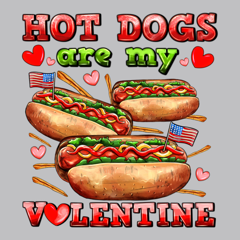 Hot Dogs Are My Valentine Long Sleeve Tee by AdoDesignShop | Teevron