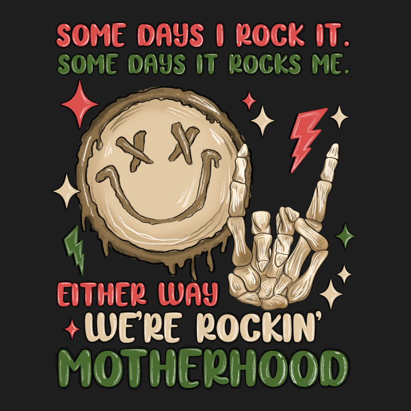 Some Days I Rock It Some Days It Rocks Me Either W Heavyweight Hoodie by MaliasSmallBusiness | Teevron
