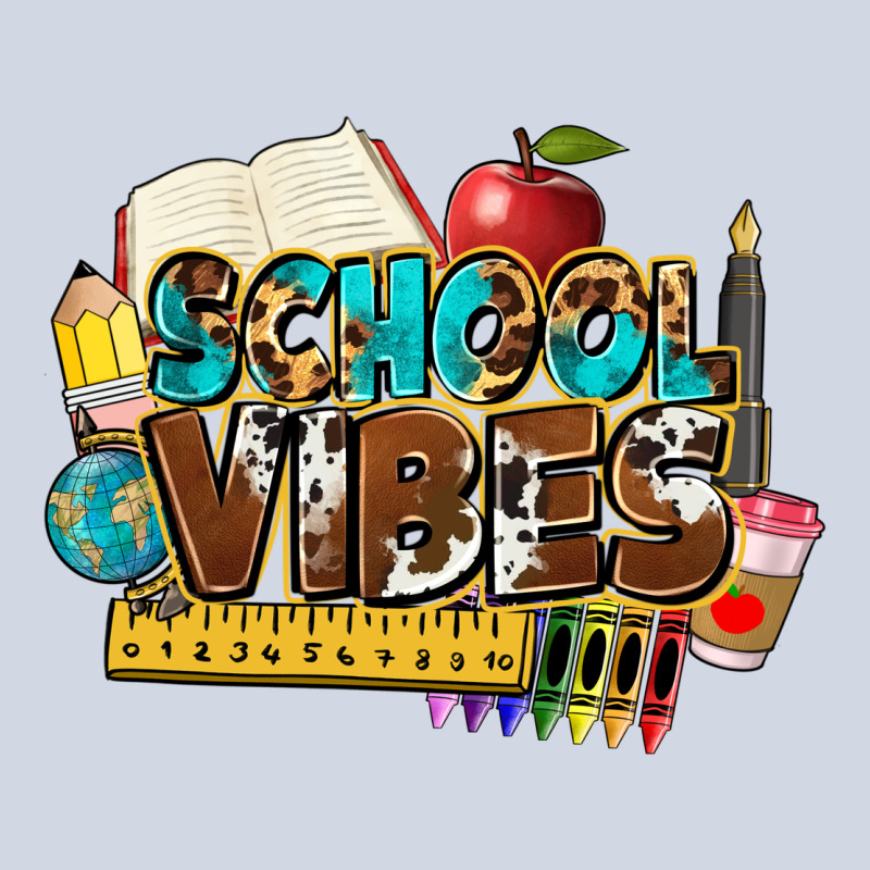 School Vibes Premium Sweatshirt by NancyCooperArtShop | Teevron