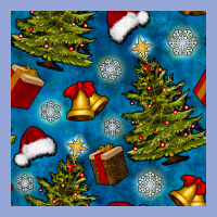 Christmas Trees And Bells Seamless Pattern Classic Tee | Teevron