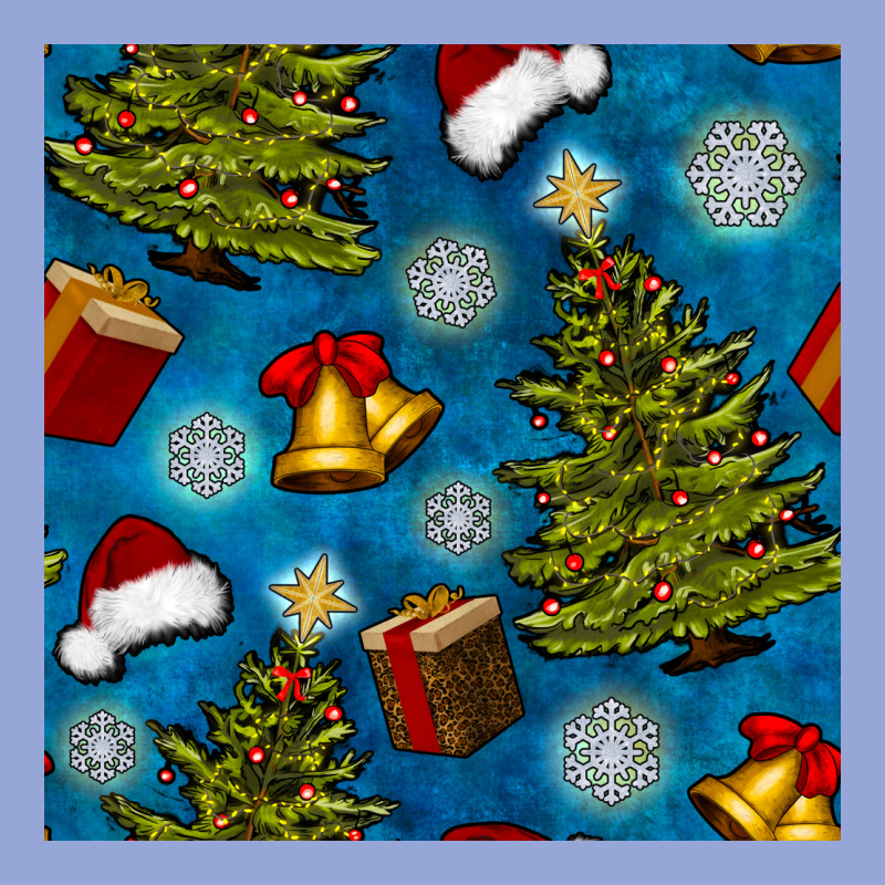 Christmas Trees And Bells Seamless Pattern Classic Tee by BundleAndBundleShop | Teevron
