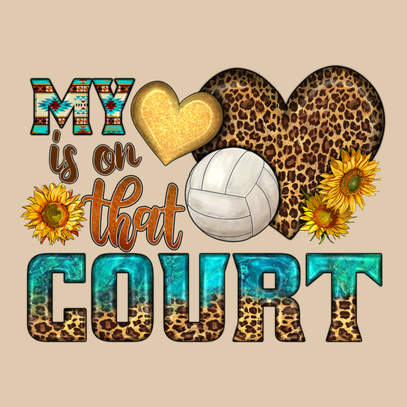 My Heart Is On That Court Heavyweight Sweatshirt by HRA Design Shop | Teevron