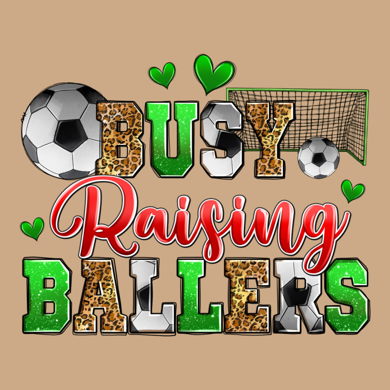 Busy Raising Ballers Soccer Vintage Hoodie by Zillion Design Studio | Teevron