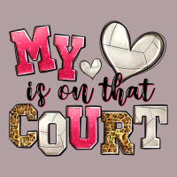 My Heart Is On That Court Volleyball Vintage Hoodie | Teevron