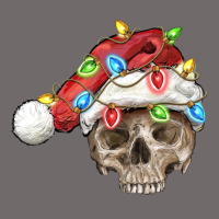 Christmas Skull With Santa Hat Urban Heavy Tee | Teevron