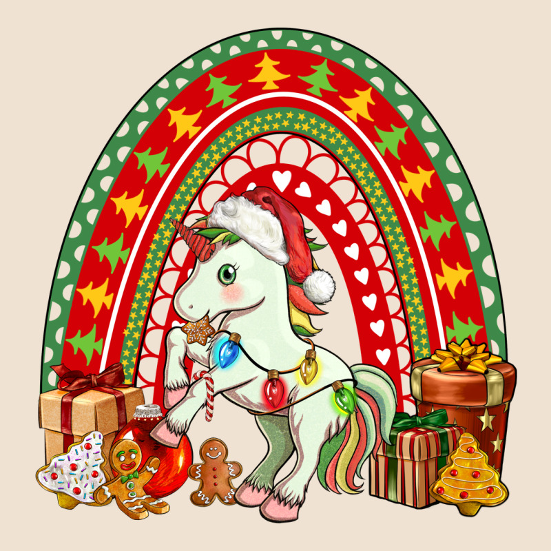 Christmas Unicorn Rainbow Urban Heavy Tee by FaDigitalArtStudio | Teevron