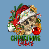 Christmas Vibes Human Skull Urban Heavy Tee | Teevron
