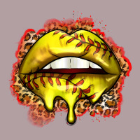 Softball Lips Vintage Hoodie | Teevron