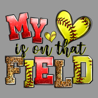 My Heart Is On That Field Softball Vintage Hoodie | Teevron