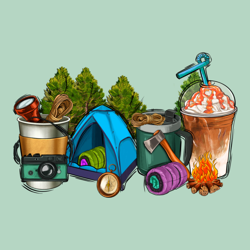 Camp Coffee Cups Ado Classic Tee by AdoDesignShop | Teevron