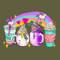 Unicorn Coffee Cups Vintage Tee | Teevron