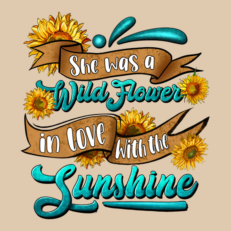 She Was A Wild Flower In Love With The Sunshine Heavyweight Sweatshirt by HRA Design Shop | Teevron