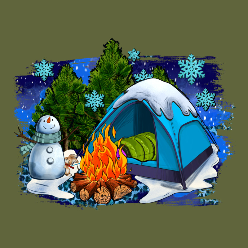 Winter Camping With Camp Fire Classic Tee by AdoDesignShop | Teevron