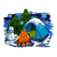 winter camping with camp fire | Teevron
