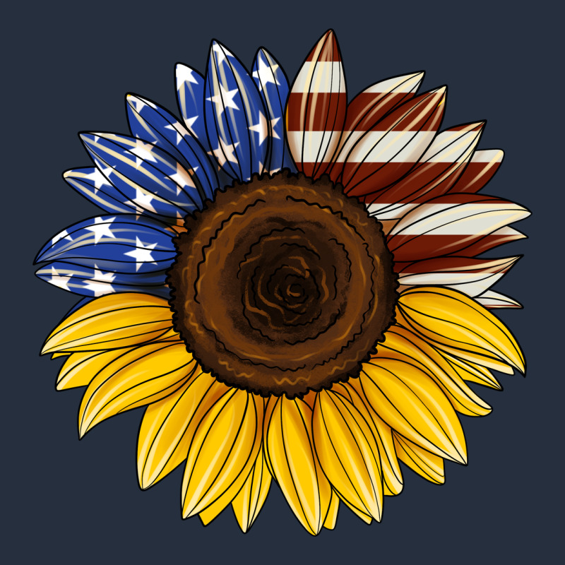 American Flag Sunflower Zipper Hoodie by Jasminsmagicworld | Teevron