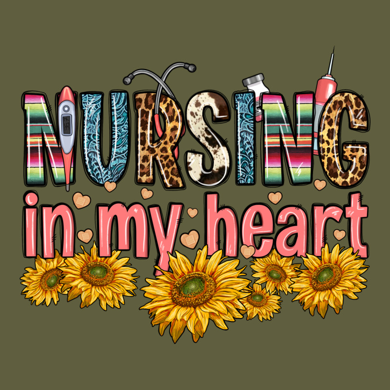 Nursing In My Heart Vintage Tee by FaDigitalArtStudio | Teevron