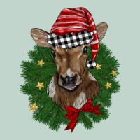 Christmas Wreath Baby Calf Zipper Hoodie | Teevron