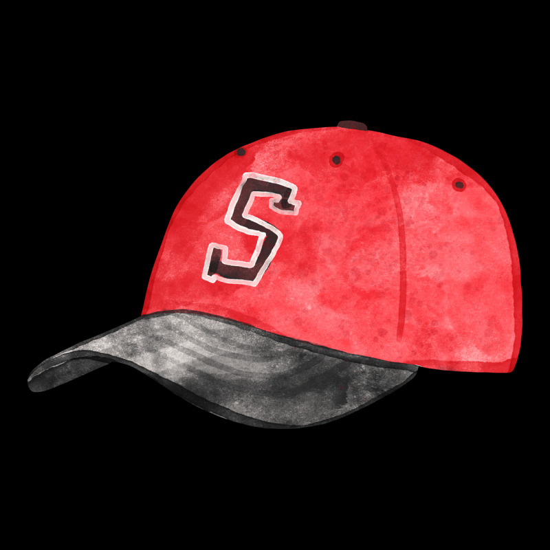 Red Softball Cap Fa Element Heavyweight Sweatshirt by FaDigitalArtStudio | Teevron