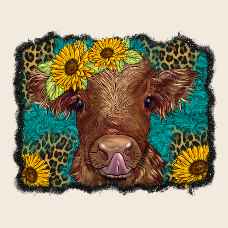 Western Leopard Buffalo Plaid Baby Highland Cow Zipper Hoodie by BarkalooDesign | Teevron