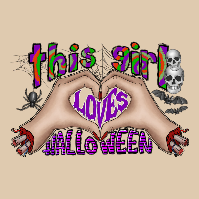This Girl Loves Halloween Heavyweight Sweatshirt by CowhideDigitalArt | Teevron
