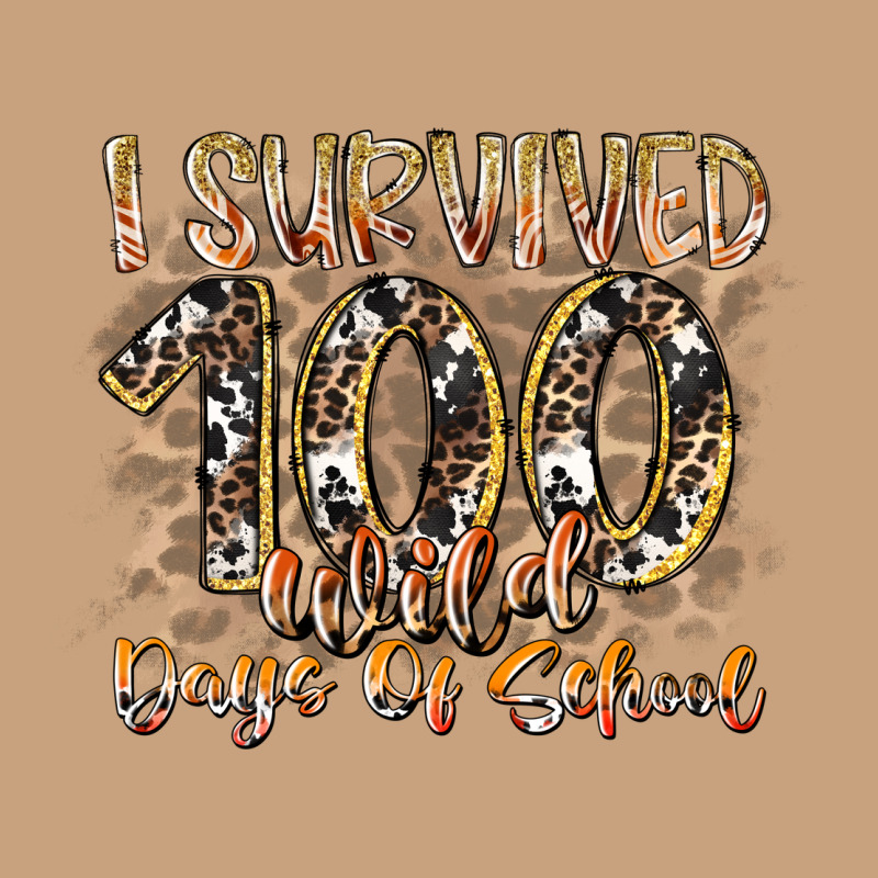 I Survived 100 Wild Days Of School Vintage Tee by RacoonDesign | Teevron