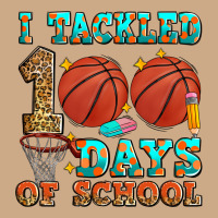 I Tackled 100 Days Of School Basketball Vintage Hoodie | Teevron