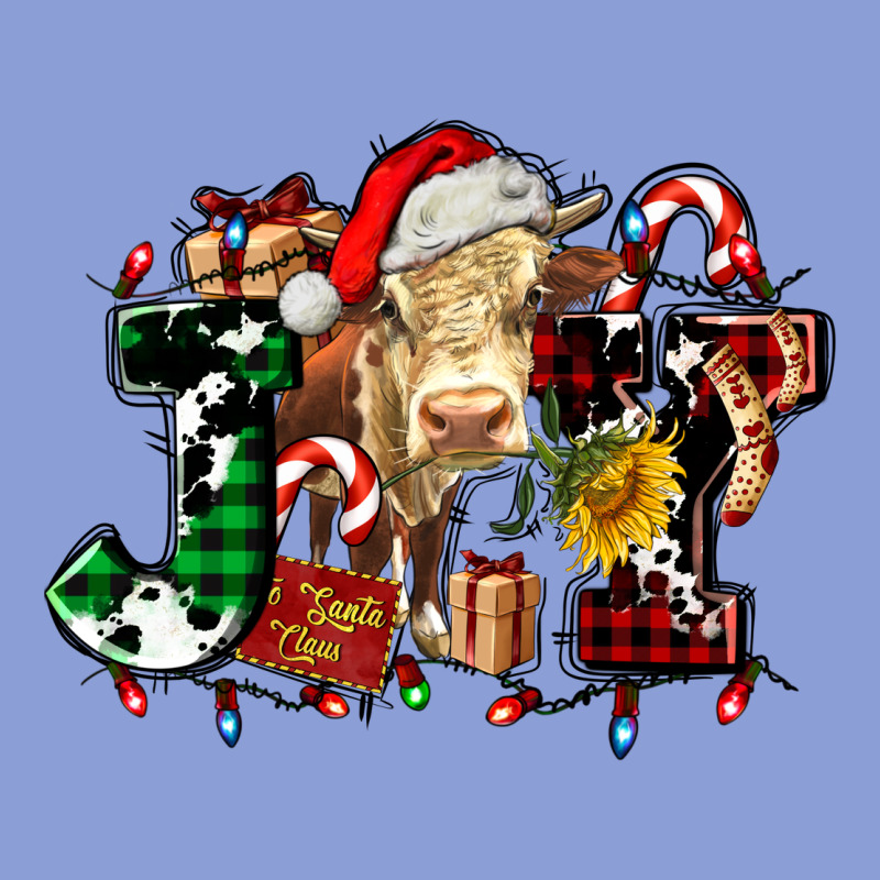 Joy And Cow Christmas Candies And Letters Long Sleeve Tee by AdoDesignShop | Teevron