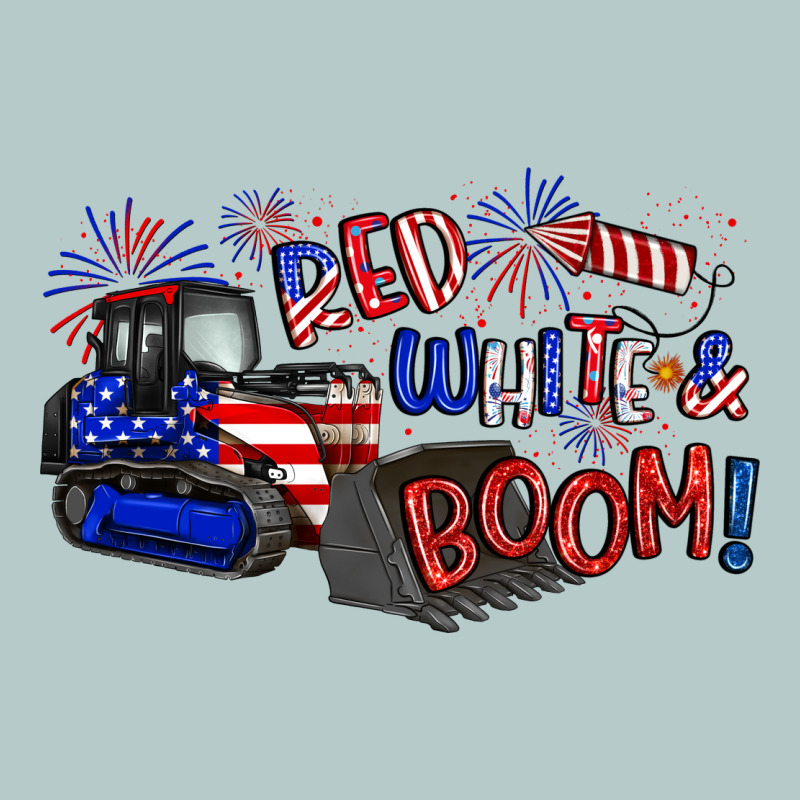 Red White And Boom Heavy Core Tee by Artiststas | Teevron