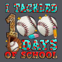 I Tackled 100 Days Of School Baseball Vintage Hoodie | Teevron