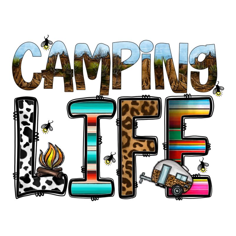 Camping Life Urban Heavy Tee by CowhideDigitalArt | Teevron