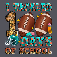 I Tackled 100 Days Of School American Football Vintage Hoodie | Teevron