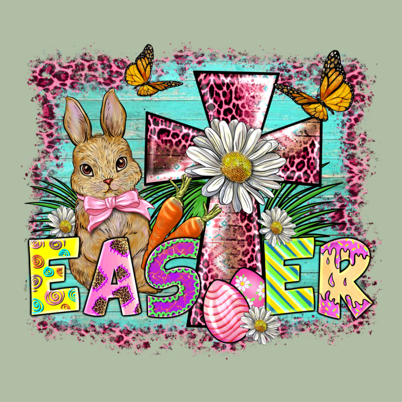 Easter Cross Background Urban Heavy Tee by BarkalooDesign | Teevron