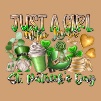 Just A Girl Who Loves Saint Patrick's Day Vintage Tee | Teevron