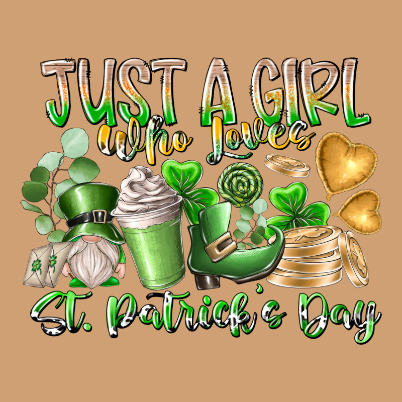 Just A Girl Who Loves Saint Patrick's Day Vintage Tee by RacoonDesign | Teevron
