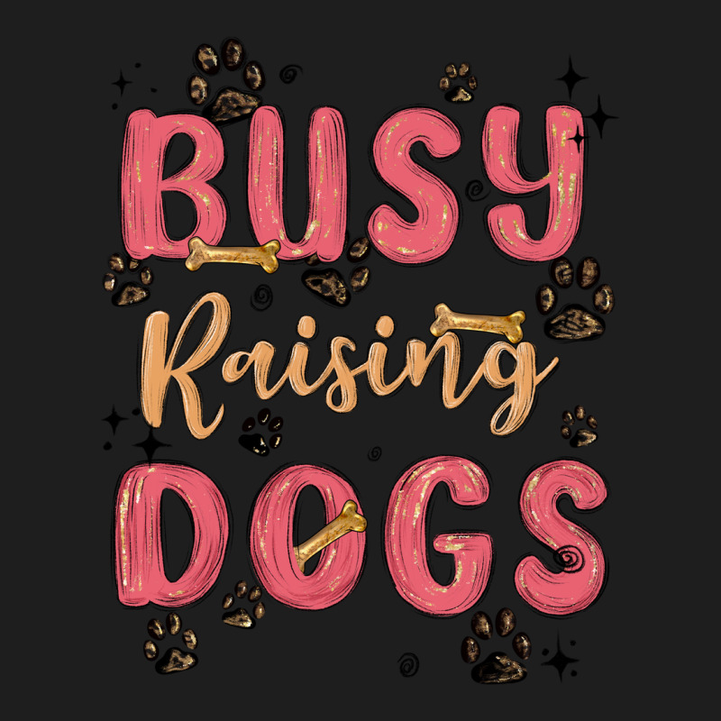 Busy Raising Dogs Heavyweight Hoodie by MaliasSmallBusiness | Teevron