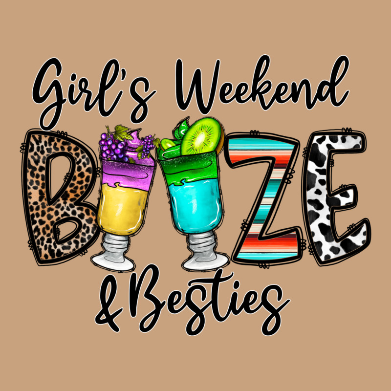 Girl's Weekend Booze & Besties Vintage Tee by CowhideDigitalArt | Teevron