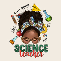 Science Teacher Afro Messy Bun Premium Sweatshirt | Teevron