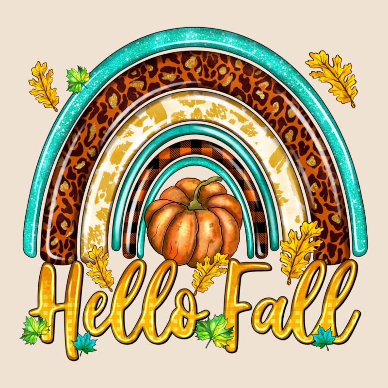 Hello Fall With Rainbow Urban Hoodie by texasbilliewilder | Teevron