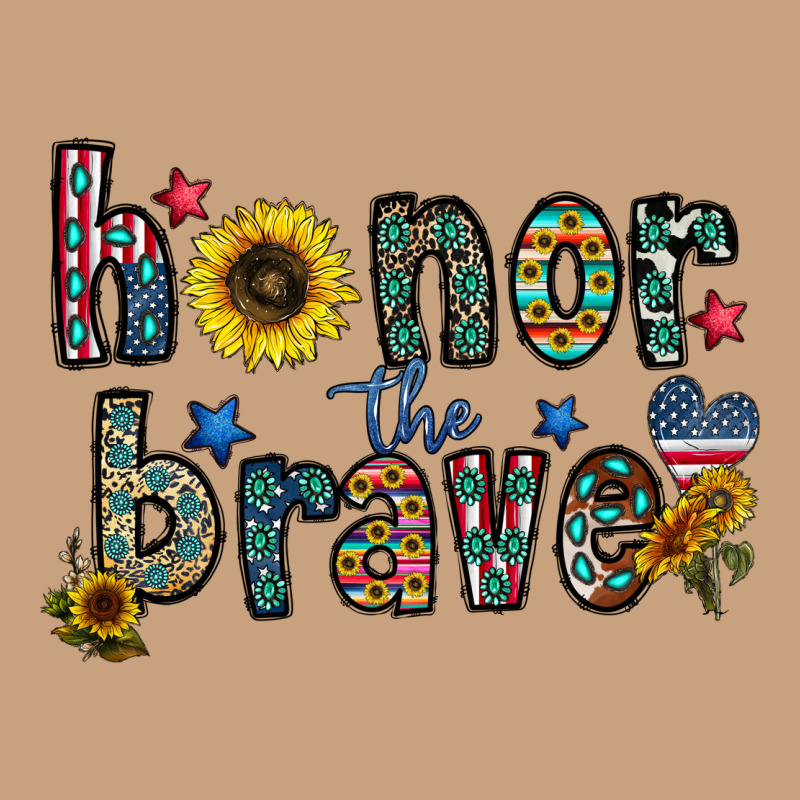 Honor The Brave Vintage Tee by CowhideDigitalArt | Teevron