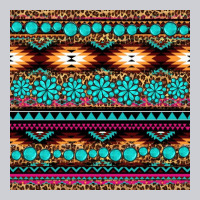 Aztec Turquoise Gemstone Seamless Pattern Heavyweight Sweatshirt | Teevron