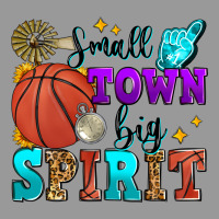 Small Town Big Spirit Basketball Vintage Hoodie | Teevron